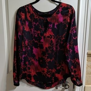 Ann Taylor Silky floral blouse - size S
